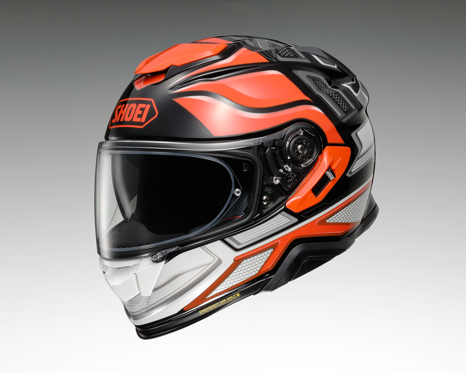 Casco Shoei Gt Air II Notch TC-8 Orange-Black