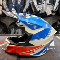 Casco Cross Airoh Twist 2.0 Tech Blue Gloss