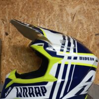 Casco Airoh Wraap Broken Blue Gloss